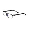 Optitek Men's 1.25 Reading Glasses, Black, 30 mm