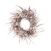 GLOREX 6 3821 300 Decorative Wreath Made of Rooster Feathers,
