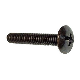 #8-32 X 7/8" Bronze Truss Head Machine Screws | Pack of 25 | Cabinet Door Knob, Dresser Drawer Pull Mounting Screws | MS3-SBR