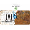 Set Jalisco Mexico Aluminum Novelty Vanity Plate Placa Sign 6"