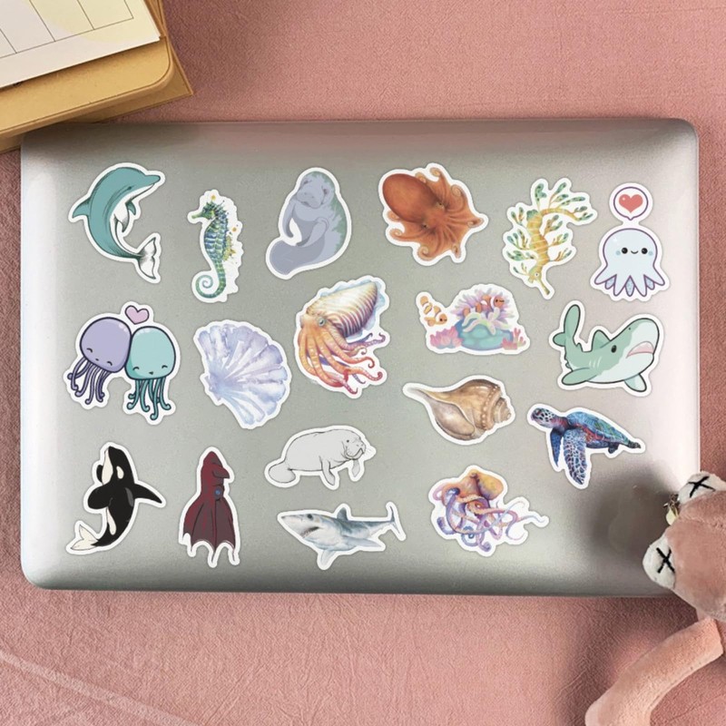 【50-Piece Set】Realistic Gun Sticker Set for Airsoft, Military, Waterproof, Popular,