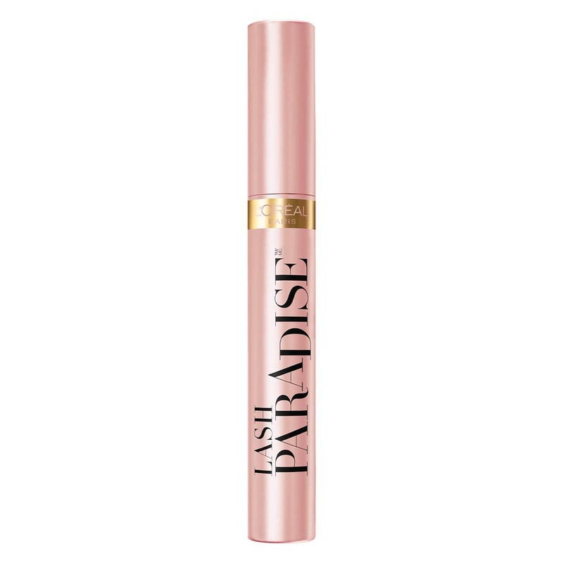 L'Oréal Paris Mascara de Pestañas Lash Paradise Negro, Lavable para