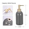 sourcing map Soap Dispenser-14Oz Ceramic Dish Hand Soap Dispenser with