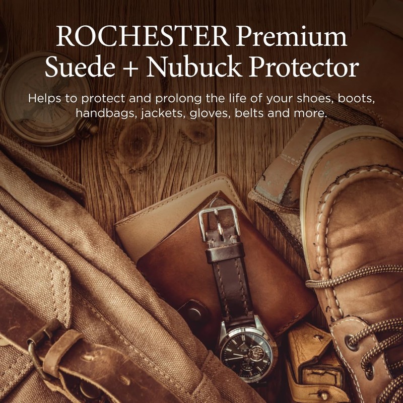 Rochester Suede Protector Shoe Care Product, Clear, 5.5 oz. (155