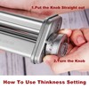 Pasta Roller Attachment for KitchenAid Stand Mixer, Stainless steel Pasta