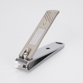 Stainless Steel Nail Clippers for Men, Straight Edge Scissors with Comfortable Handle