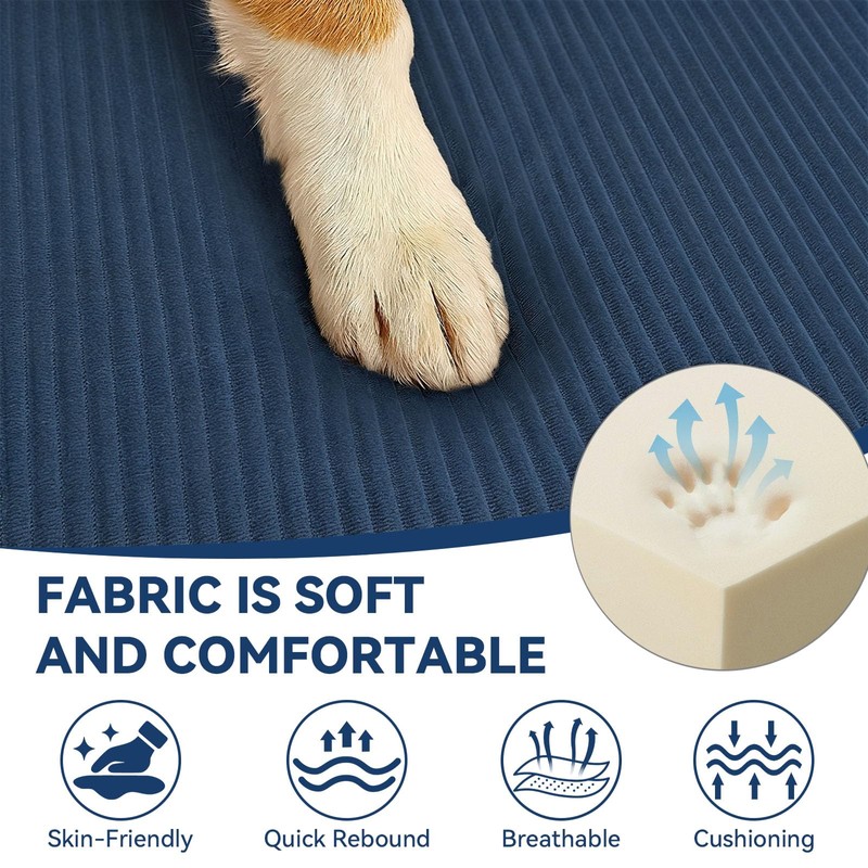 Persure Orthopedic Dog Bed for Medium Large Dogs, Waterproof Memory