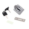 Luomorgo 2Pcs Showcase Lock Stainless Steel No Drill Glass Door