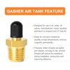 GASHER 2 válvulas de tanque NPT de 1/4 pulgadas, válvula