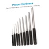 WHAMVOX 10 Pcs Pin Punch Set with Storage Bag Durable