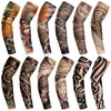 Geyoga 12 Pieces Tattoo Sleeves Set Fake Arm Sleeves Cover