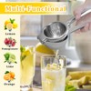 Qianruida Lemon Juicer Lemon Squeezer Stainless Steel Citrus Juicer Handheld