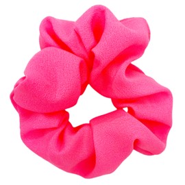 Neon Pink Scrunchie for Hair 80s, Hot Pink Scrunchies Neon Hair Accessories Scrunchy Hair Elastics Tie Ponytail Scrunchies, Hair Scrunchies for 80s Party Outfit 80s Workout Costume Neon Accessories