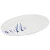 Royal Copenhagen 1028172 Blue Fluted Plain Alphabet Plate Plate "M"