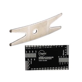 RuiJOTWAT Guitar Luthier Tools String Action Ruler Gauge Multi Spanner Wrench for Guitar and Bass Repair