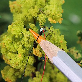 Eve Model L0603R-20-NJP SMD 0603 Chip LED Red with Resistance Included, Train Model, Railway Model, Building Model, Lighting Diorama