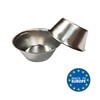 Artame 32204 Edelstahl-Sahnetörtchen-Formen, Set von 4, Pastel