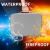 Fireproof Document Bag Portable Waterproof Office Important Document Storage Organizer