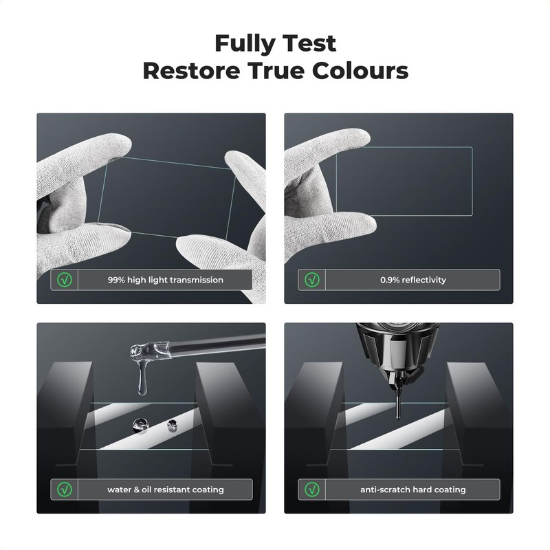 K&F Concept [6pcs Screen Protector for DJI Osmo Pocket 3