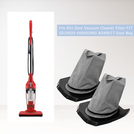 Eagles 2PCS Replacement Vacuum Filter Bags compatible with Dirt Devil Vibe 3-1 Bagless Vacuum Stick Vac with Handheld SD20020, SD20020FDI, SD20020PLFDI, SD20020TEFDI, Part #F77, 440003993,