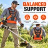 Adjustable Brush Cutter Harness for Yard Work – Padded Double