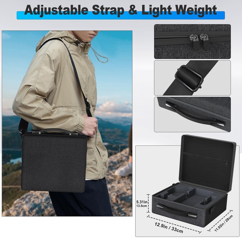 Anautin Hard Case for Starlink Mini, 300D Starlink Mini Bag