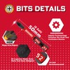 Geinxurn 20-Piece Bits Set #2 Phillips 25 mm PH2 Non-Slip