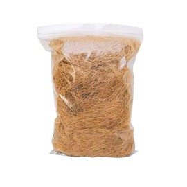 Long Coconut Husk Fiber Mulch Silk for Orchids Clean Coconut Shell Moss Covering 0.22 Pounds