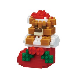 Nanoblock Christmas Teddy Bear NBC_235