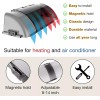 Evotech 2pcs Air Vent Deflector 10"-14" Magnetic Adjustable For Floor