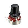sourcing map Carbon Film Potentiometer changeable resistors single turn WH118