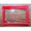 Unbranded Work ID Badge Holder Horizontal ID Card Holder Clear