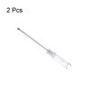 sourcing map Mini Phillips Screwdriver, 3.0mm Cross Head with Clear