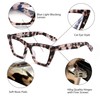 GLINDAR Cat Eye Blue Light Locking Glasses Vintage Narrow Square