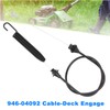 AILEETE 946-04092 Deck Engagement Cable Replaces MTD Troy-Bilt 746-04092, Toro