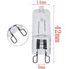 SQXBK Halogen Bulb 10PCS G9 T4 230V 40W Bi-Pin Base