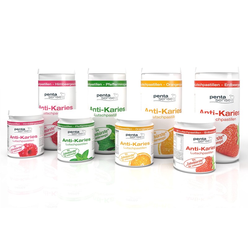 PentaSense® Xylitol Anti Caries Lozenges with Peppermint Flavour Against Plaque