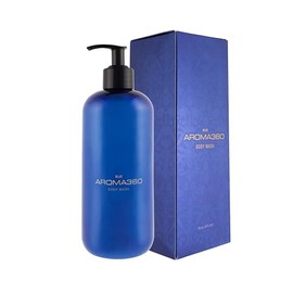 Aroma360 | Blue Body Wash | Nourishing and Revitalizing Body Wash for All Skin Types | Hyaluronic Acid, Pro-Vitamin B5 and Beet Root Extract | 16 oz