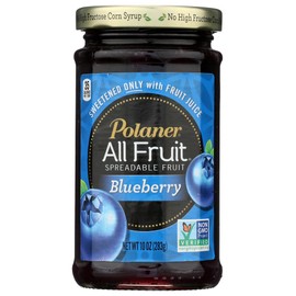 Polaner All Fruit, Blueberry Spreadable Fruit 10 oz (Pack of 12)