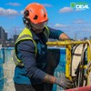 GREEN DEVIL Hard Hat Safety Helmet with Visor and Ear