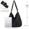 DAINAOTM Canvas Tote Bag Casual Hobo Crossbody Shoulder Bag for