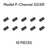 MOSFET P-Channel SI2301 A1SHB SMD SOT-23 Pack of 10