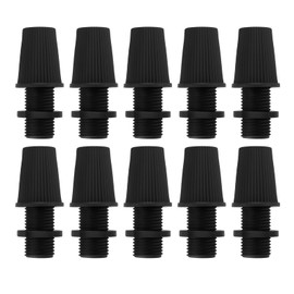 Be In Your Mind 10pcs Power Pendant Lamp Plastic Wire Buckle Cable Housing Lock Type Wire Buckle M10x27mm Suitable for Cables with Cross Section of 7mm, Black