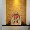 DreamKraft Antique White Metal Lord Ram Darbar Idol for Home