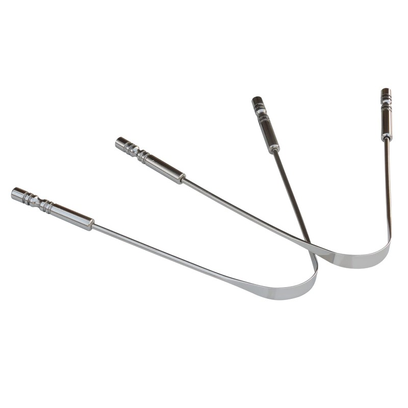 Stainless Steel Tongue Cleaner, Set of 2 for Bad Breath
