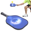 Lightweight Pickleball Paddle Racket Textured Fiberglass Surface PP Core Comfortable