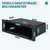 NuIth Dash Storage Pocket, Universal Fit Car Radio Storage Box,