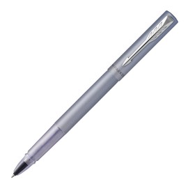 PARKER 2159780Z Parker Ballpoint Pen Vector XL Metallic Silver Blue CT Medium Point Water Based Gift Box