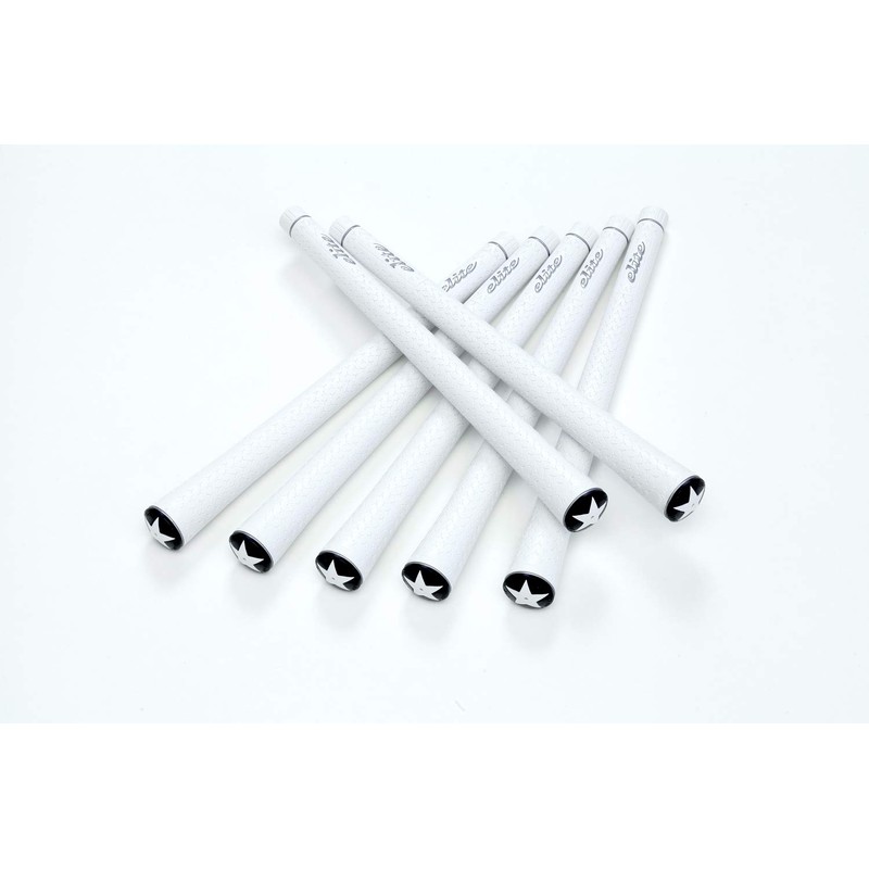 elitegrips Y360°s Golf Grips, Set of 7, Silver White with