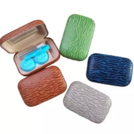 Mami Ace 지브라 패턴 고급 콘택트렌즈 풀케이스 선택 1개 [블랙] Zebra Pattern Premium Contact Lens Full Case Selection 1 [Black]